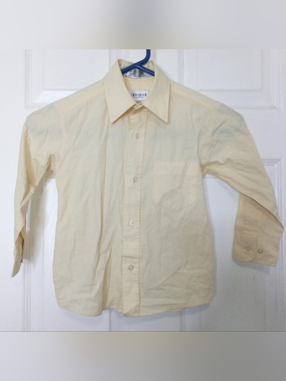 Van Heusen Cream Button-Down Dress Shirt - Kids